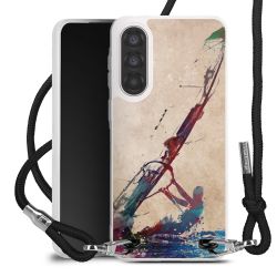 New Carry Case Transparent Stoff schwarz/silber