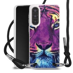 New Carry Case Transparent Stoff schwarz/silber