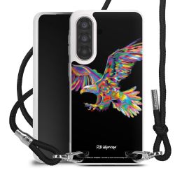 New Carry Case Transparent Stoff schwarz/silber