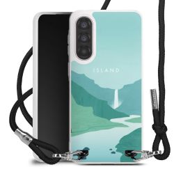 New Carry Case Transparent Stoff schwarz/silber