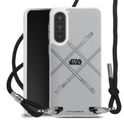 New Carry Case Transparent Stoff schwarz/silber