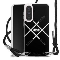 New Carry Case Transparent Stoff schwarz/silber