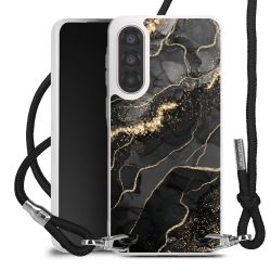 New Carry Case Transparent Stoff schwarz/silber