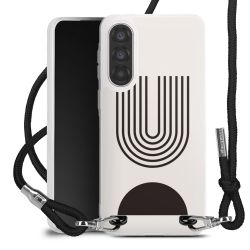 New Carry Case Transparent Stoff schwarz/silber