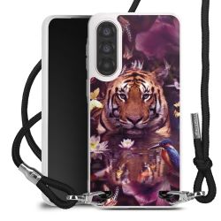 New Carry Case Transparent Stoff schwarz/silber