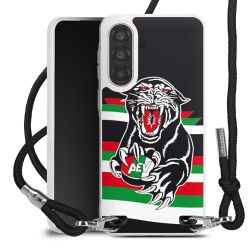 New Carry Case Transparent Stoff schwarz/silber