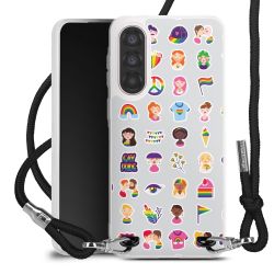 New Carry Case Transparent Stoff schwarz/silber