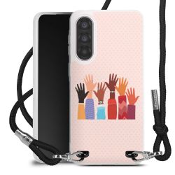 New Carry Case Transparent Stoff schwarz/silber