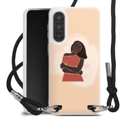 New Carry Case Transparent Stoff schwarz/silber