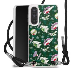 New Carry Case Transparent Stoff schwarz/silber