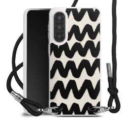 New Carry Case Transparent Stoff schwarz/silber