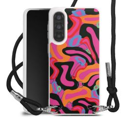 New Carry Case Transparent Stoff schwarz/silber