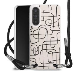 New Carry Case Transparent Stoff schwarz/silber