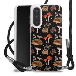 New Carry Case Transparent Stoff schwarz/silber