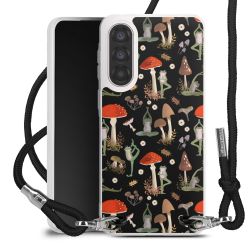 New Carry Case Transparent Stoff schwarz/silber