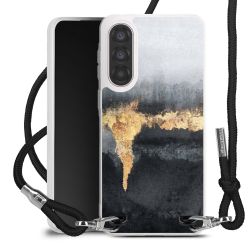 New Carry Case Transparent Stoff schwarz/silber