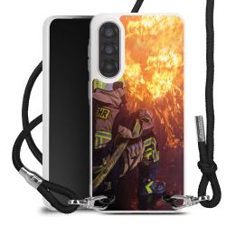 New Carry Case Transparent Stoff schwarz/silber