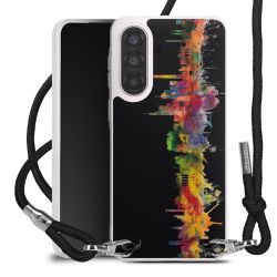 New Carry Case Transparent Stoff schwarz/silber