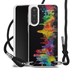 New Carry Case Transparent Stoff schwarz/silber