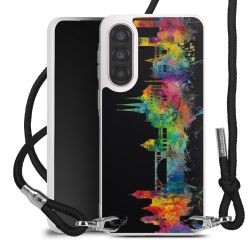 New Carry Case Transparent Stoff schwarz/silber