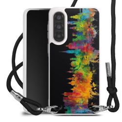 New Carry Case Transparent Stoff schwarz/silber