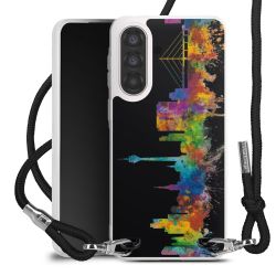 New Carry Case Transparent Stoff schwarz/silber