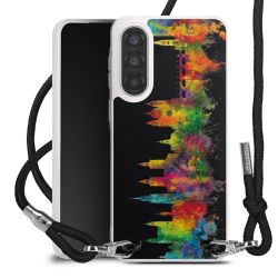 New Carry Case Transparent Stoff schwarz/silber