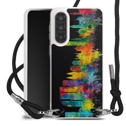 New Carry Case Transparent Stoff schwarz/silber