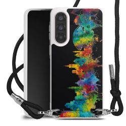 New Carry Case Transparent Stoff schwarz/silber