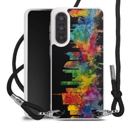 New Carry Case Transparent Stoff schwarz/silber