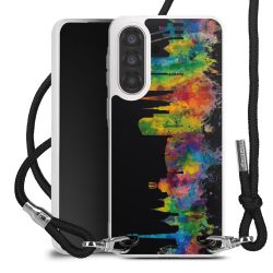 New Carry Case Transparent Stoff schwarz/silber