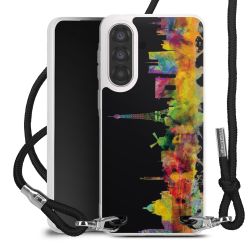 New Carry Case Transparent Stoff schwarz/silber