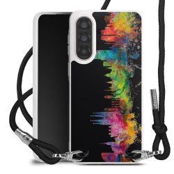 New Carry Case Transparent Stoff schwarz/silber