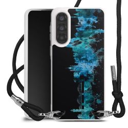 New Carry Case Transparent Stoff schwarz/silber