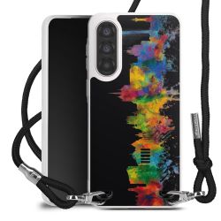 New Carry Case Transparent Stoff schwarz/silber