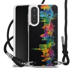 New Carry Case Transparent Stoff schwarz/silber