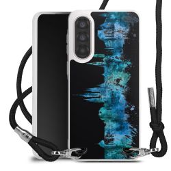 New Carry Case Transparent Stoff schwarz/silber