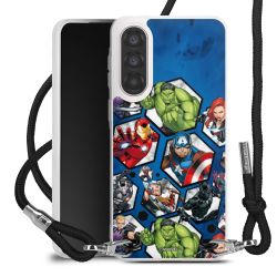 New Carry Case Transparent Stoff schwarz/silber