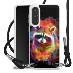 New Carry Case Transparent Stoff schwarz/silber