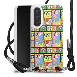 New Carry Case Transparent Stoff schwarz/silber