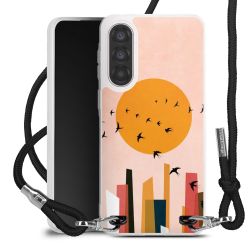 New Carry Case Transparent Stoff schwarz/silber