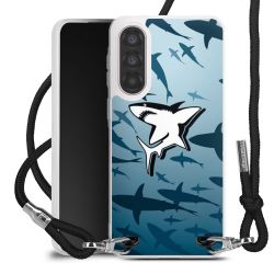 New Carry Case Transparent Stoff schwarz/silber