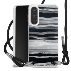 New Carry Case Transparent Stoff schwarz/silber