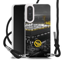 New Carry Case Transparent Stoff schwarz/silber