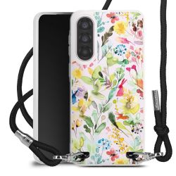 New Carry Case Transparent Stoff schwarz/silber