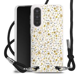 New Carry Case Transparent Stoff schwarz/silber