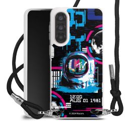 New Carry Case Transparent Stoff schwarz/silber