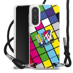 New Carry Case Transparent Stoff schwarz/silber