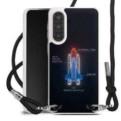 New Carry Case Transparent Stoff schwarz/silber