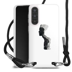 New Carry Case Transparent Stoff schwarz/silber